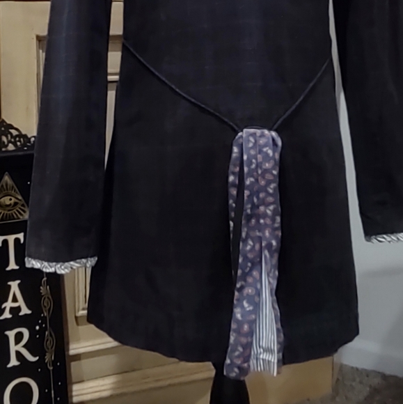 Free People Plaid & Paisley Jacket with kick-pleat - Picture 5 of 17